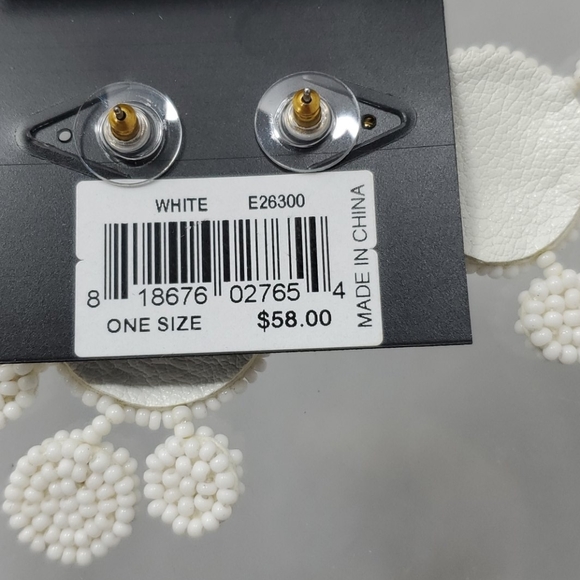 Rebecca minkoff white beaded ear - Picture 4 of 4